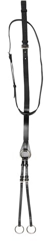 Imperial Riding Martingal IRH Core Combinaison de Course en Cuir avec Fourche réglable Noir