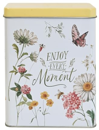 Z&Z ornamentorum Metal Cookie Tin with Lid For Gift Giving Vintage Design Gift idea for Storing Patisseries, Snack, Chocolate, Easter, Special Occasion, Holidays Doesn't Seal (1, Rectangular)