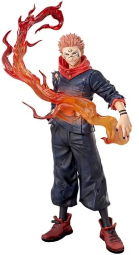 Anjinguang JJK Ryomen Sukuna Figura 21 cm Anime Itadori Yuji Action Figure Modello Battaglia in Piedi JJK Figura Manga Collezione JJK Regali Anime Scultura da Collezione