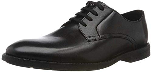 Clarks Men's Howard Walk Oxford, Black Leather, 9 UK