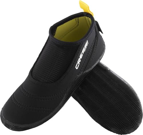 CRESSI Aquatrek Boots Black M (EU 40/41) - Bequemer Wasserschuh für den Einsatz im Meer, Schwarz, M-EU 40/41, Erwachsene