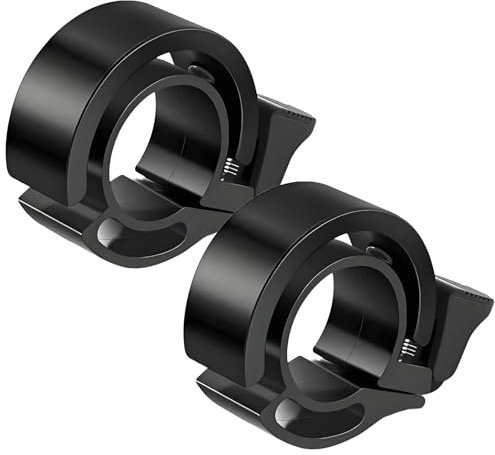 Fahrradklingel Mountainbike Laut, Rennrad klingel 2er Pack Fahrrad Klingel, MTB Rennrad Fahrrad Glocke, für Mountainbike, Rennrad, E-Bike, Kinderfahrrad & Roller (Schwarz)