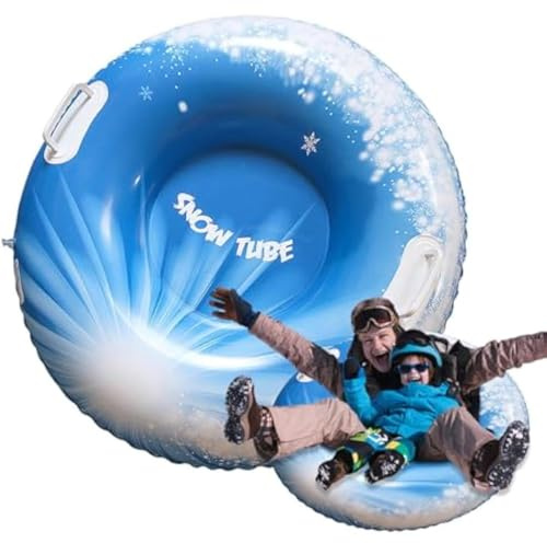 Chdnhe Luge à Neige pour | Tubes de Neige Gonflables avec Poignées,Jouets d'hiver pour Activités Secours Glisse Sports Plage Aventure Arrière-Cours Jardins Patinage Ski Pêche Sable Noël