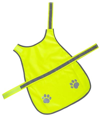Chaleco Reflectante para Perros para Paseos,Abrigo Reflectante Transpirable De Alta Visibilidad - Arnés para Pasear Perros | para Exteriores, Correr, Cazar, Noche, Lluvia, Coche, Bicicleta, Camping
