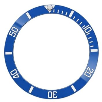 ROUHO 38mm Lunette de Montre Insert de Céramique Anneau de Remplacement Lumineux Cadran Inlay 30,7mm Horlogerie pour Rolex Submariner - A4