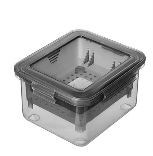 NIWWIN Tofu Press Mold, Tofu Press Maker Kit Tofu Box Tofu Strainer Homemade Soybean Curd DIY Plastic Tofu Cheese Press Built-in Drainage for Home Kitchen Cooking Tool (Grey)