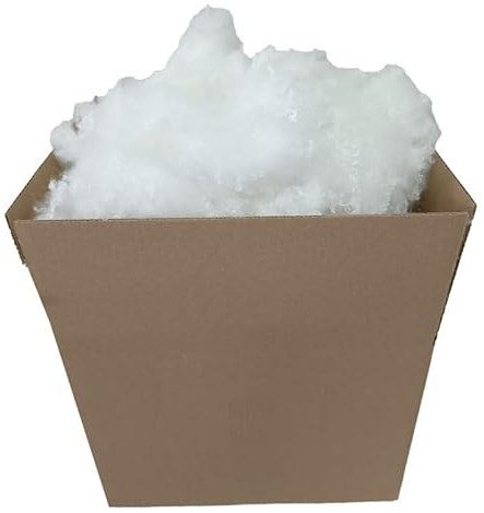 Haus und Deko Füllwatte waschbar 10kg Kissenfüllung Faserbällchen Bastelwatte Polyester