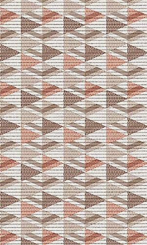 d-c-fix Weichschaummatte Comfort Modern Triangles - Antirutschmatte rutschfest - auch für Außen geeignet - für Bad, Küche, Garten, Balkon - Badmatte waschbar Outdoor Matte Teppich 65 cm x 2 m
