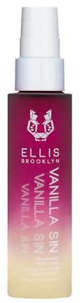 Ellis Brooklyn Vanilla Sin Brume pour cheveux et corps – Parfum gourmand à la cerise noire, au freesia frais et à la vanille bourbon, parfum végétalien fabriqué aux États-Unis