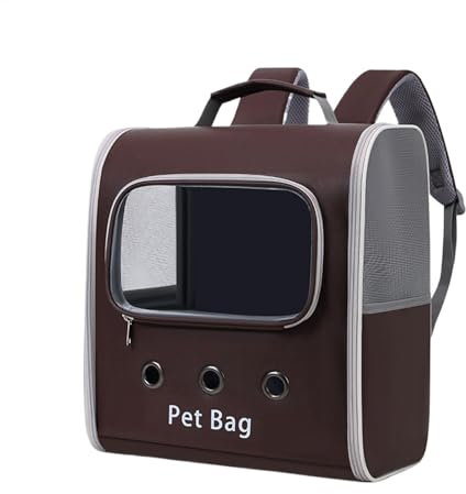 Katzenrucksack, erweiterbare Haustier-Tragetasche, große Katzen-Rucksack, Haustier-Tragetaschen für kleine Hunde, atmungsaktiver Haustier-Rucksack, bequeme Haustier-Tragetasche, sicherer