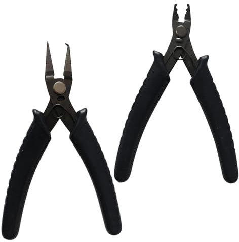 XuQiZZpp Grevosea 2 Stück Bastelzangen-Set Schmuckzangen-Set für Enthusiasten handliche Zangen Werkzeuge zum Basteln und Drahtarbeiten