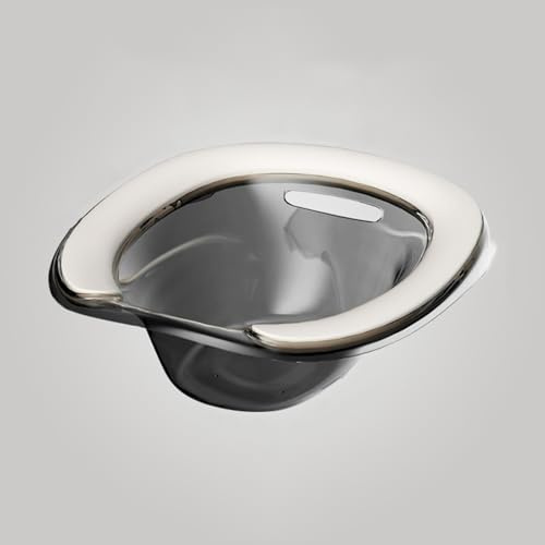 Electric Sitz Bath for Toilet Seat Hemorrhoids Sitz Bath Postpartum Care Tub,Sitz Baths Salts Bowl,Foldable Flusher Bath Basin,Collapsible Sits Bath Soak Pan for Women,Elderly,Maternity,Grey