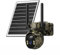 SEHMUA 4G LTE Camara Vigilancia SIM Exterior con Panel Solar, 2K Camara 4g Solar sin WiFi con Detección de Movimiento, Visión Nocturna en Couleur, Audio de Dos Vías, IP66 Impermeable, PTZ 360°