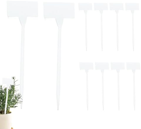 GkgWuxf Etichette per piante da giardino, cartelli per piante, paletti da giardinaggio impermeabili per fiori in vaso, set di 10 pennarelli per verdure