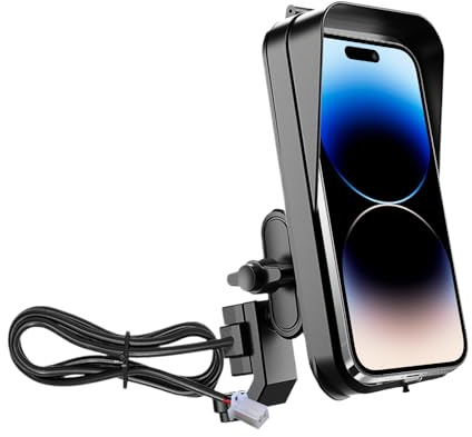 Elektrisk scooter telefonhållare – silikon styrhållare, vattentät hållare med regnskydd, GPS-navigering mobiltelefonfodral | cykelsport motorcykel tillbehör för videoinspelningar samtal underhållning