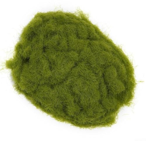 Polvo de hierba de nailon de 30 g para modelo, tren, paisaje, hierba estática para pastizales, granja, lago, orilla, carretera y campo de cultivo