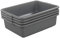 Bblina Small Washing up Bowl Basin, Set of 4 Rectangle Plastic Shallow Trays Bus Tub