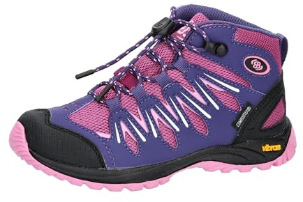 Brütting Girls Expedition Kids High Cross Running Shoe, Purple pink, 1.5 UK Child