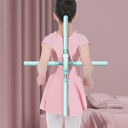 2 Pcs Yoga Sticks Stretching Tool, Humpback Correction Training Cross Yoga Body Stick Stainless Steel Detachable Posture Correction Sticks for Open Shoulder&Open Back for Gym Home Fitness