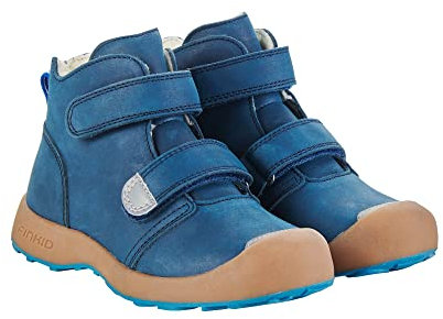 Finkid Tassu Blau - Robuste hochwertige Kinder Leder Übergangsschuhe, Größe EU 32 - Farbe Navy - Seaport