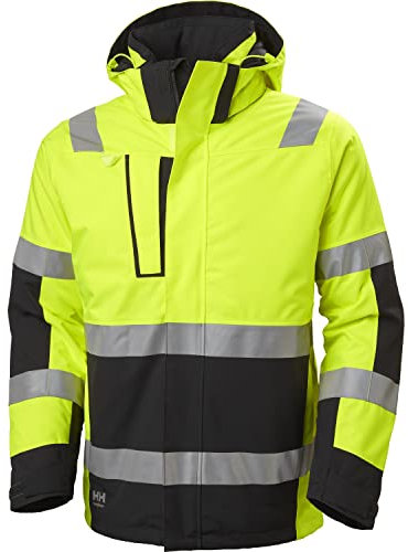 eXtreme Winter Warnschutzjacke für Straßenbau/Industrie/Baustelle in gelb, Größe XS