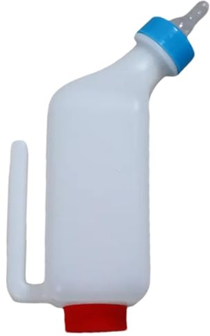 Lembeauty Bouteille de lait d'agneau, biberon pour agneaux | Biberon pour petits animaux | Bouteille de chèvre avec échelle claire, bouteille d’alimentation d’agneau, bouteille de boisson, bouteilles