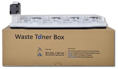 CAIDI Boîte De Toner Usagé Compatible WT-201 WT-A3 De Remplacement pour Canon pour Imprimante ImageRUNNER Advance C350 C355 C356 If MF810Cdn MF820Cdn (1 Pack)