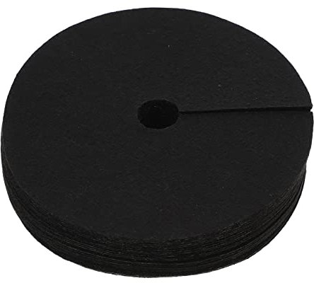 BESPORTBLE 20St Unterlegplane unkrautvlies negativfilm Bodenplane vliestücher Rasen Solar- Anlage unkrautstecher Ring zur Bekämpfung von Unkraut im Garten Baumring zur Unkrautbekämpfung Black