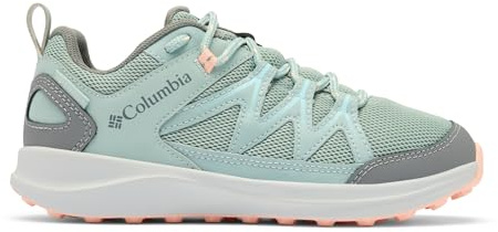 Columbia Peakfreak Rush WP Low Rise - Scarpe da Trekking ed Escursionismo Unisex per Bambini, Rosa Blush Blu Schiacciato, 36 EU