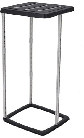 mucHome Müllsackständer mit Deckel - für 60 Liter Säcke - Mülleimer Müllsackhalter Müllbeutelhalter - ideal für Gelbe Säcke - optimal für Heim/Werkstatt/Garten & Camping