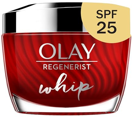Olay Regenerist Whip Face Moisturizer Cream with Sunscreen SPF 25, 1.7 oz