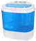 SUPER DEAL Portable Compact Washing Machine, Mini Twin Tub Washing Machine w/Washer&Spinner, Gravity Drain Pump and Drain Hose