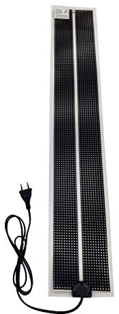 TropicShop Chauffage de terrarium, tapis chauffant, pour reptiles, étanche, émission de chaleur uniforme, pour amphibiens et lézards (22 W avec 88 x 15 cm)