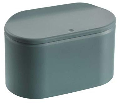 Kleiner Tisch Mülleimer, Mini Mülleimer Kosmetischer Abfallbehälter Tischabfalleimer Für Büro Und Schminktisch, Schreibtisch Papierkorb Für Küche Bad Büro Aufbewahrungskörbe Für Kleinkin (Grün)