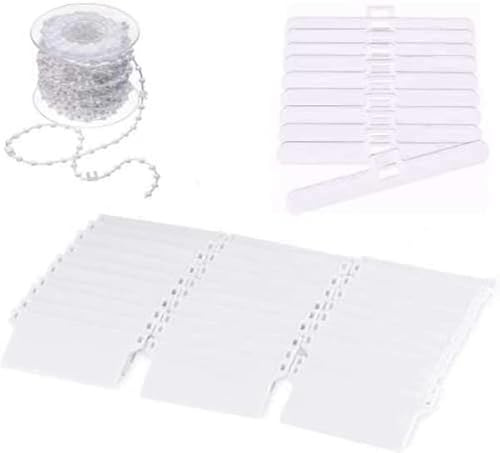 Vertical Blind 89mm Vertical Blind Bottom Weights Top Hangers and Bottom Chain Repair KIT (90)