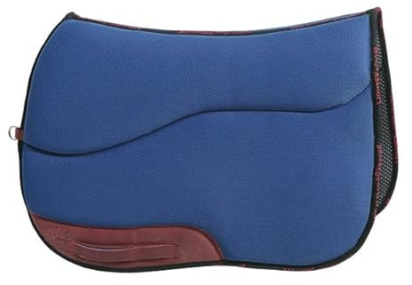 PIONEER Tapis de Selle Cheval pour Randonnée Équestre - Tapis de Selle Anglais, pour Équitation - Bleu