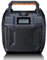 Lenco ODR-160BK Outdoor-Radio - DAB+/FM-Radio, Bluetooth-Lautsprecher, stoßfest & wasserdicht, SD-Kartenleser, AUX-In, 35W RMS, 20 Stunden Akkulaufzeit, USB-Ladefunktion