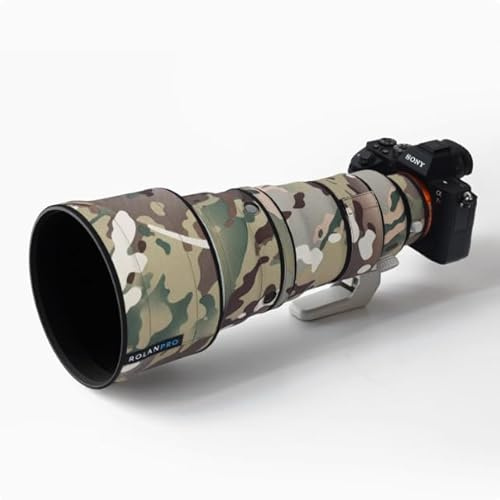 Rolanpro Vattentät lins kamouflagejacka för Sony FE 300 mm F2.8 GM OSS lins skyddande fodral för Sony 300 mm linsskydd – #4 MC vattentät