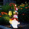 MERUIKCO Solar Gnomes Garden Ornaments, Outdoor Gnome Statues LED Lights for Yard Lawn Balcony Patio, Unique Birthday Gifts for Mum or Garden Gifts(12.8Inch/32.5cm)