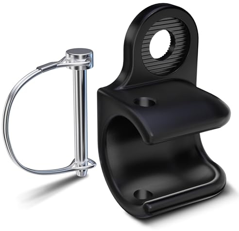 EMTB Enganche de remolque de bicicleta, acoplamiento de remolque de bicicleta negro para Thule Chariot, accesorio de remolques de bicicleta para niños, mascotas, acoplador de remolque de bicicleta de