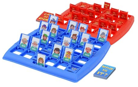 AMSLSIU Gioco di indovinelli, gioco di puzzle, ragionamento divertente per ragazzi, per famiglie, bambini, blu, Blu, 11.3x12.5x2.5 cm