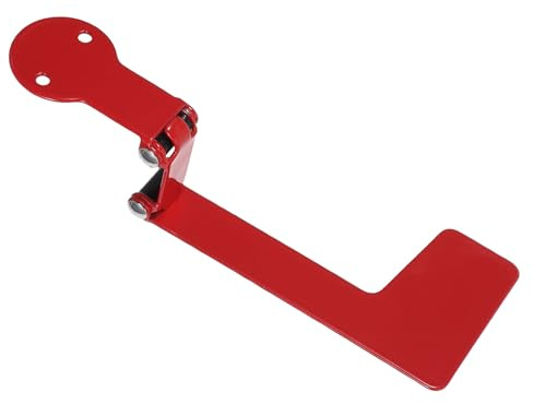 BAZEITFLOW Bandiera di Sostituzione per Cassetta Postale da Parete in Metallo Rossa Resistente alle Intemperie Kit Accessori per Cassette Postali Esterne Installazione Rapida per Giardino