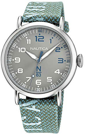 Nautica Reloj Casual NAPLSF019, Verde, Correa