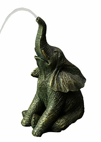 Bermuda Elephant Water Feature Spitter Garden Feature