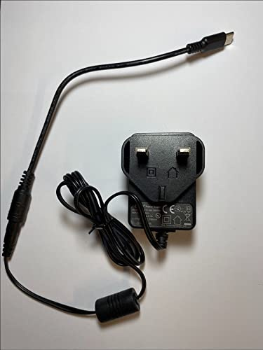 DIXIETREE Replacement 5V 2A USB-C Charger for Vtech RM7764HD 7 Smart Digital Video Baby Monitor