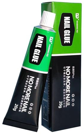 Starker Klebstoff – Schnell Wirkender Metallkleber, Superstarker Sekundenkleber, Wasserfester Bastelkleber Für, Metall, Glas, Schnell Trocknende Klare Formel, Starke, Nagelfreie Klebebox, Wasserf