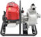 Benzin Wasserpumpe 4 Takt Tragbare Gartenpumpe 1.2KW Viertakt Teichpumpe für Gartenrasenbewässerung Feldpumpen Entwässerungsarbeiten