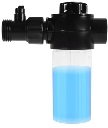 Varomorus 4 oz Fertilizer Injector Bottle with Valve and Hose Adapter