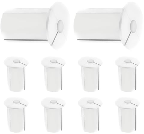 Kabelrouting-kit vägg | Kabelvägg – grommet 10 stycken – kabelgrommet för vägghål, kabelåterföring genom uttag för kabelrouter Ethernet-adapter