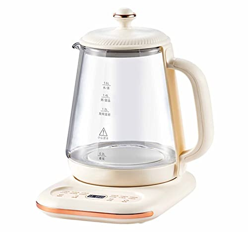 JZWCHQ Pentola Automatica per Conservare La Salute del Vetro Bollitore Elettrico Teiera Elettrica per Uso Domestico Dispenser di Acqua Calda Controllo della Temperatura Multistadio Appuntamento di 12